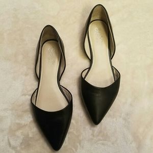 Seychelles pointy end flats size 6